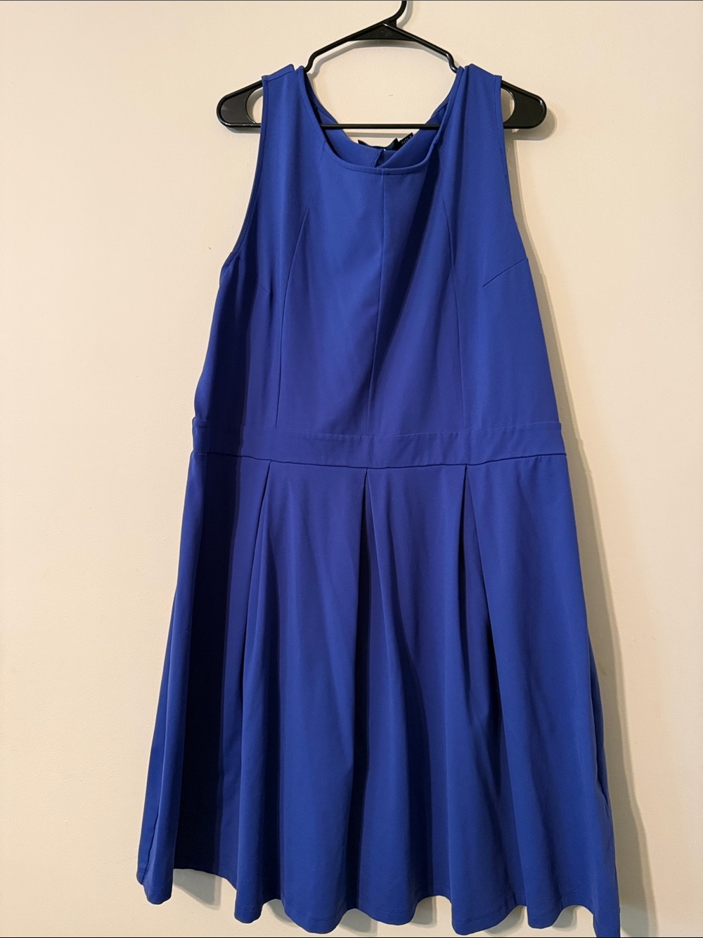 Cynthia Rowley Royal Blue Sleeveless Fit-and-Flare Dress
